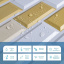 Декоративная ПВХ панель бело-бежевый клинкерный кирпич Sticker Wall SW-00001430 960х480х4мм Хуст
