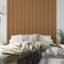 Декоративная стеновая рейка Sticker Wall 160*23*3000мм (D) SW-00001526 Светло-коричневая Софиевская Борщаговка