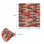 Панель стінова 3D 700х770х2мм (047-2) єкатеринославська цегла (D) Sticker Wall SW-00001916 Оріхів
