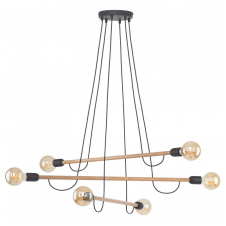 Люстра TK Lighting Helix Коричневий Чорний (TK4953)