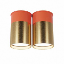 Точковий світильник Pikart BP подвійний Coral Gold (6349-2)