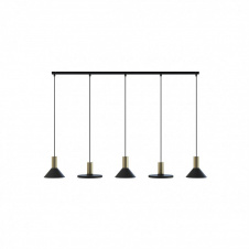 Люстра Nowodvorski 8032 HERMANOS V BLACK/SOLID BRASS