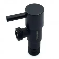 Кран угловой Aquastrong 1/2"х1/2" сантехнический, нержавеющая сталь (D716)