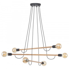 Люстра TK Lighting Helix Коричневий Чорний (TK4953) Михайлівка