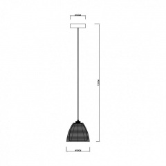 Люстра Zuma Line PICO MD9023-1S/BLACK Белая Церковь