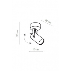 Точечный светильник REDO 1 WH TK-Lighting 1049 Вишгород