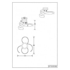 Люстра TRIO FRANCIS 671310142 Ворожба