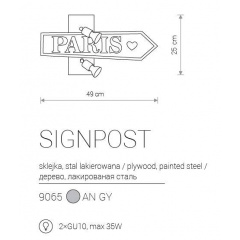 Бра Nowodvorski SIGNPOST (Now9065) Луцьк