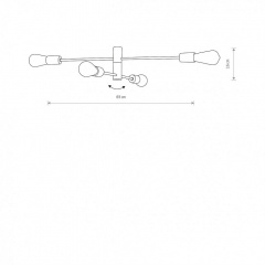 Люстра Nowodvorski 7936 ROTOR Plafon Винница