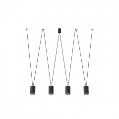 Люстра Nowodvorski 7814 MORE TONE IV BLACK/GOLD Виноградов