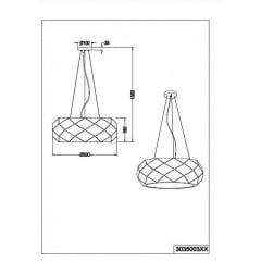 Люстра TRIO ZANDOR 303500331 Боярка