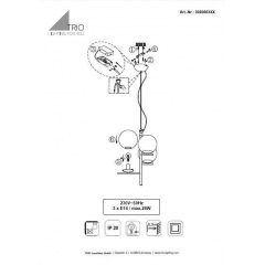 Люстра TRIO PURE 302000308 Кропивницький