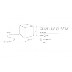 Декоративний вуличний світильник Nowodvorski CUMULUS CUBE M 8966 Нова Прага