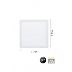 Точечный светильник FUEVA 5 w21,6 LED NW WH Eglo 99181 Бородянка