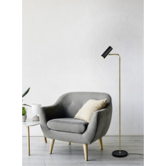 Торшер Trio Marley Золотий Чорний (412400108) Київ