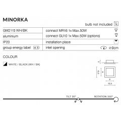 Точечный светильник AZzardo MINORKA AZ2802 Ромны
