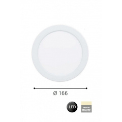 Точечный светильник FUEVA 5 d16,6 LED WW WH Eglo 99133 Стрий