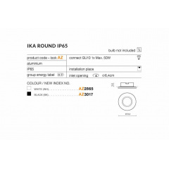Уличный встраиваемый светильник AZzardo IKA ROUND IP65 AZ3017 Долина