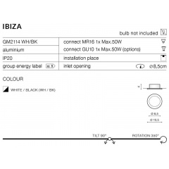 Точечный светильник AZzardo IBIZA AZ3532 Запорожье