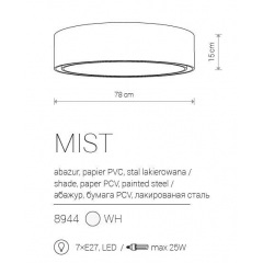 Люстра Nowodvorski MIST 8944 Белая Церковь