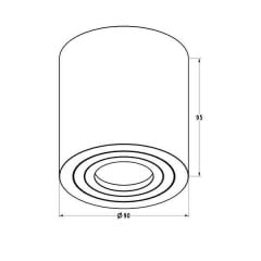 Точковий світильник Zuma Line RONDIP SL ACGU10-158 Оріхів