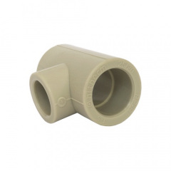 Тройник полипропиленовый Hi-Therm 4"x2 1/2"x4" (H1181106311) Вишневе