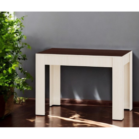 Обідній стіл Tobi Sho СТО-1 кухонний нерозкладний, 1100х650х770 мм Венге темний/Дуб молочний