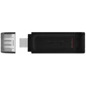 Flash Drive Kingston DT70 64GB, Type-C, USB 3.2 (6579617)