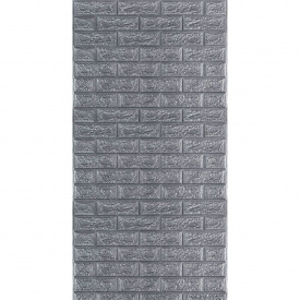 Панель стеновая в рулоне 3D Sticker Wall 700х3080х2 мм Серый (D) SW-00002535