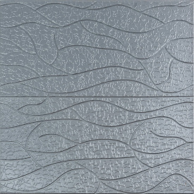 Панель 3D Sticker Wall 700х700х6 мм Silver (D) SW-00001951