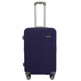 Валіза дорожня середня M Carbon 0508 пластикова Темно-синій