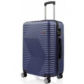 Чемодан Средний М ABS пластик на колесах GD Polo 60k001 70 L Синий