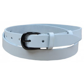 Жіночий ремінь Skipper 1471-25 124 см Білий (1886252759)