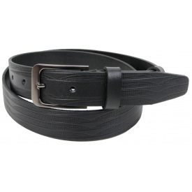 Чоловічий ремінь Skipper 1475-35 133 см Чорний (1882228565)