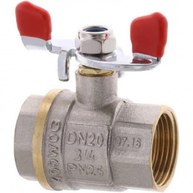 Кран шаровой Waterpro 3/4"x3/4" ВВ латунь (WP3291)