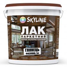 Лак для Пола Skyline Паркетный Акрил-полиуретановый Глянцевый 5 л