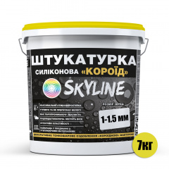 Штукатурка "Короед" Skyline Силиконовая, зерно 1-1,5 мм, 7 кг Одеса