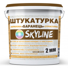 Штукатурка "Баранець" Skyline акрилова, зерно 2 мм, 15 кг Ізюм