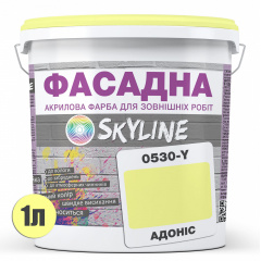 Фарба Акрил-латексна Фасадна Skyline 0530-Y Адоніс 1л Чернігів
