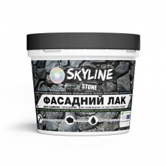 Фасадный лак акриловый для камня мокрый эффект Stone SkyLine Глянцевый 0.4 л Харьков