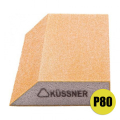 Шліфувальний брусок трапеція губка Kussner Soft P80 еластичний 125x90x25 Івано-Франківськ
