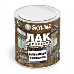 Лак для Підлоги Skyline Паркетний Акрил-поліуретановий Напівматовий 0.75 л Дніпро