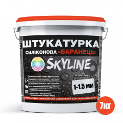 Штукатурка "Барашек" Skyline Силиконовая, зерно 1-1,5 мм, 7 кг Ізюм