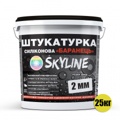 Штукатурка "Баранець" Skyline Силіконова, зерно 2 мм, 25 кг Покровськ