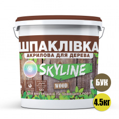Шпаклевка для дерева готовая к применению акриловая SkyLine Wood Бук 4500 г Обухів