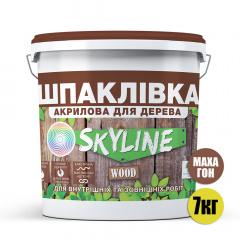 Шпаклевка для дерева готовая к применению акриловая SkyLine Wood Махагон 7 кг Рівне