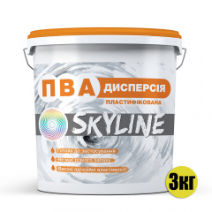 Дисперсия ПВА пластифицированная готовая к применению SkyLine 3 кг Белый Суми