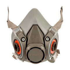 Полумаска серая Sizam PROMASK M 6200 ТПЕ+ABS, размер М Братское