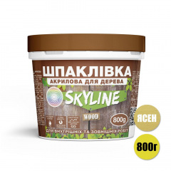 Шпаклевка для дерева готовая к применению акриловая SkyLine Wood Ясень 800 г Павлоград
