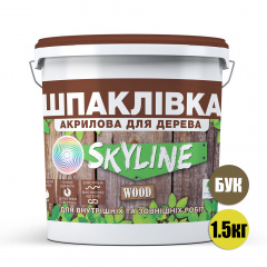 Шпаклевка для дерева готовая к применению акриловая SkyLine Wood Бук 1500 г Славянск